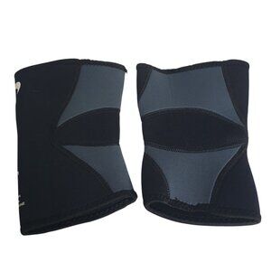 Nike Pro Neoprene Knee Sleeves M Black & Grey Max Support Football 2 Sleeves